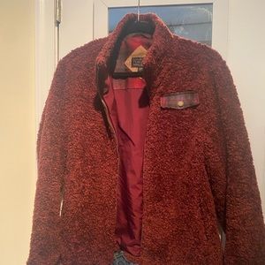 Pendleton Burgundy Coat. Size S